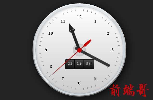 html5-css3-clock-with-date